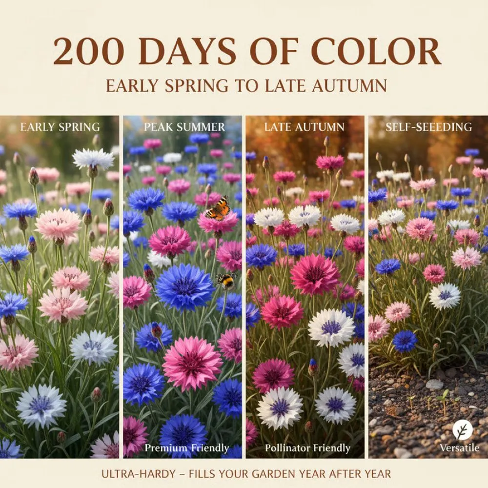 🔥Final 3 Hours 🌱Premium Cornflower Seeds🌸 Free fertilizer.. - Image 4