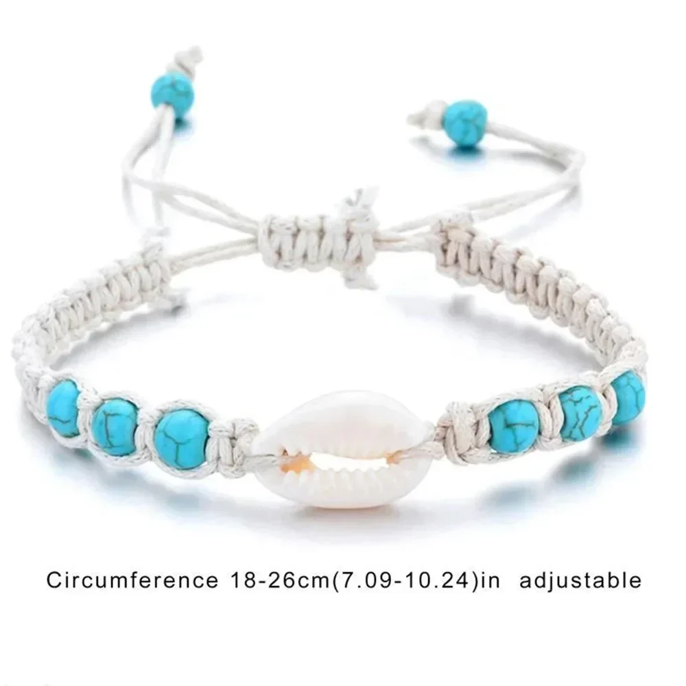 Unisex Summer Starfish Shell Braided Bracelet - Image 9